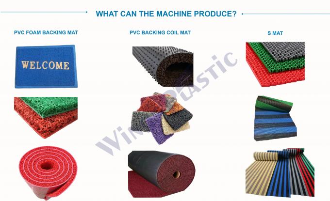 Машины для изготовления ковриков из двойного цвета ПВХ No SJ100/30 Толщина 10-19 мм 0