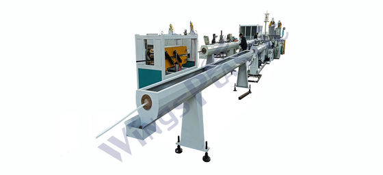 Пластиковая HDPE PE PP PPR PVC Электрическая труба экструзионная машина с 1-20 м/мин