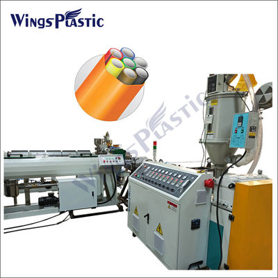 PE HDPE привязывает производственную линию машины штранг-прессования трубы кожуха пачки Micropipe