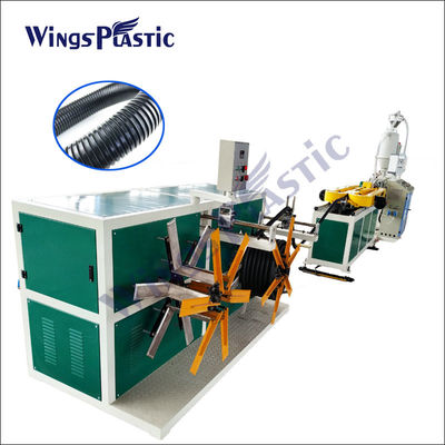 Штранг-прессование трубы HDPE пластиковое выравнивает одностеночный быстрый ход машины трубы из волнистого листового металла