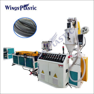 Линия штранг-прессования трубы HDPE PVC PP пластиковая гофрировала трубу Pvc делая завод