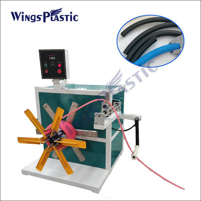 труба PVC PP машины штрангпресса трубы HDPE 40kg/H одностеночная связывая проволокой делая машину