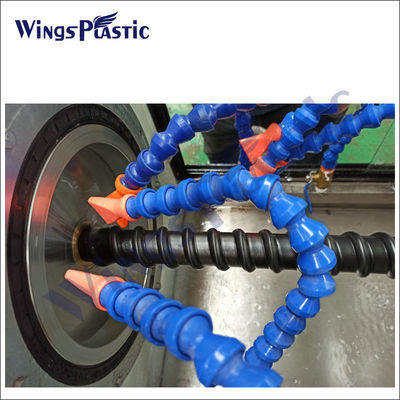 Труба из волнистого листового металла HDPE делая пластмассой PE машины спиральный трубопровод делая машину