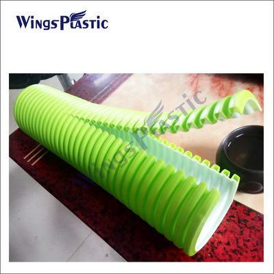 Стена двойника HDPE гофрировала машину трубы дренажа DWC