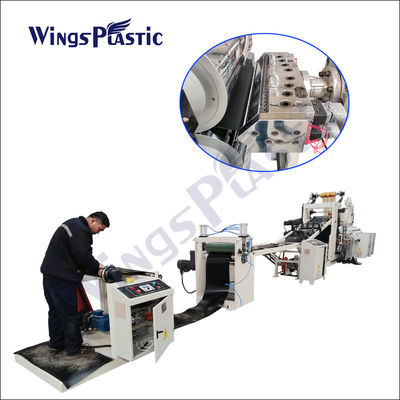 Лист PVC БЕДЕР LDPE HDPE машины штрангпресса листа одиночного винта пластиковый делая машину