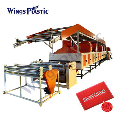 пластиковая циновка 500kg/H делая циновку PVC PP машины делая машину Eco дружелюбный