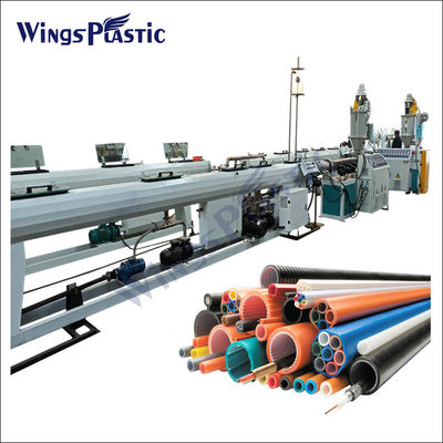 PE HDPE привязывает производственную линию машины штранг-прессования трубы кожуха пачки Micropipe