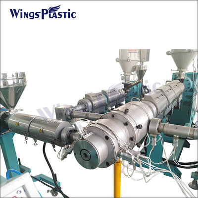 Пластиковая Pe Pp Hdpe трубная шланговая экструдерная машина Ppr Hdpe трубная машина