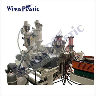 HDPE двойной стены гофрированные трубы производственная линия Пластиковая дренажная канализационная труба изготовления машины