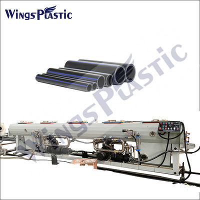 Линия экструзионной трубы hdpe пластиковая машина экструзионной трубы PE PPR машина для производства электрических труб PE