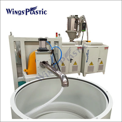 Пластиковая Hdpe Pp Pe гидравлическая спиральная обертка защитный шланг экструзионная машина