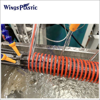 Процесс изготовления PVC спирально усиленной всасывающей трубы